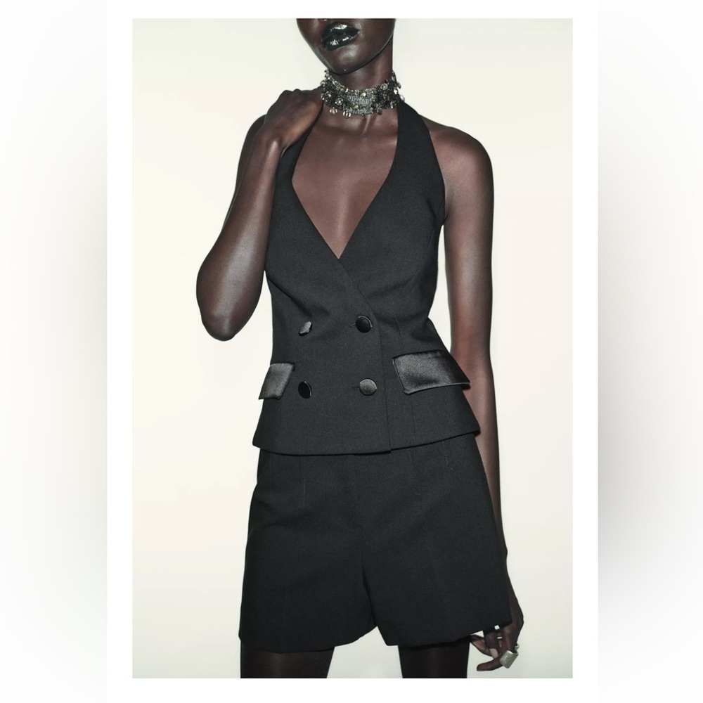 VIRAL NEW ZARA TUXEDO VEST SIZE 
🚨FIRM PRICE L